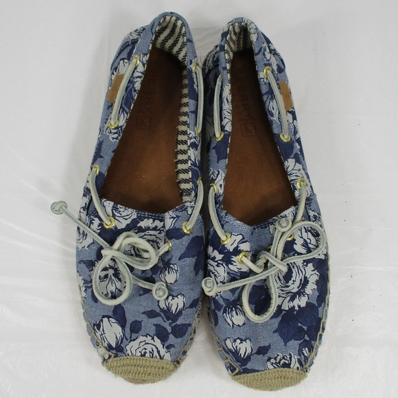 SPERRY Espadrille Shoes Size 9.5 - Picture 2 of 7